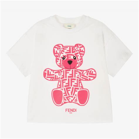 fendi shirt bear|Fendi monster tee.